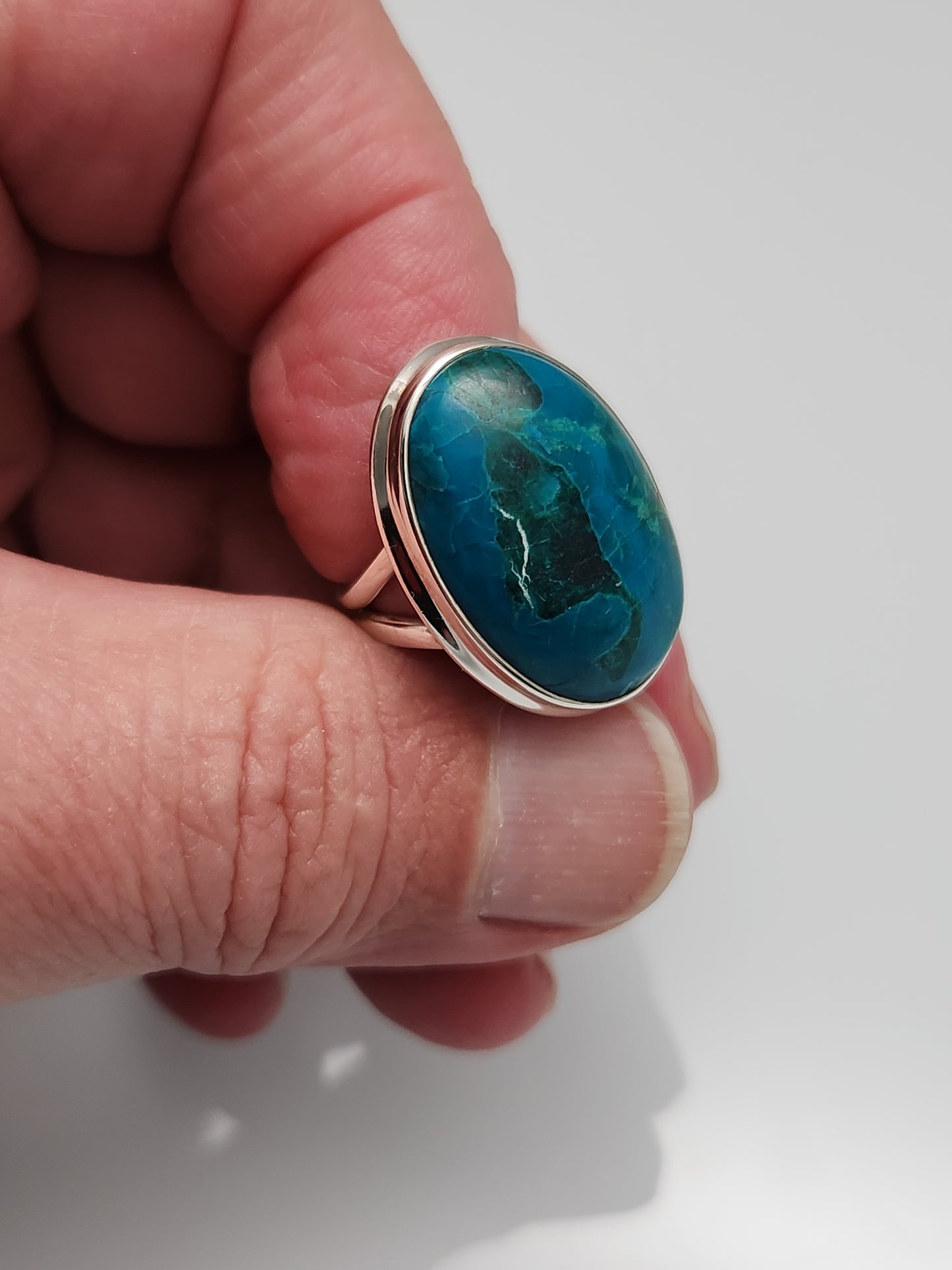 Chrysocolla Ring sz 7