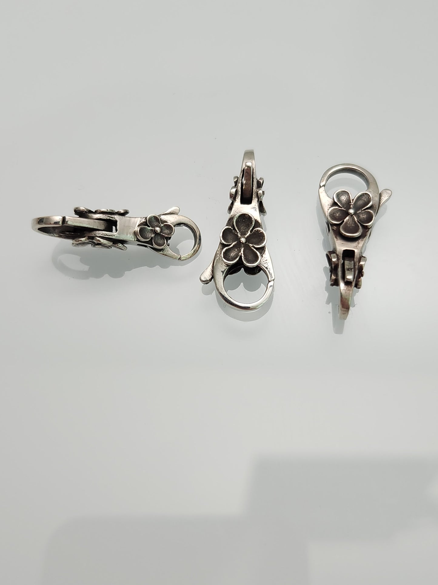 Sterling Silver Double Clasp
