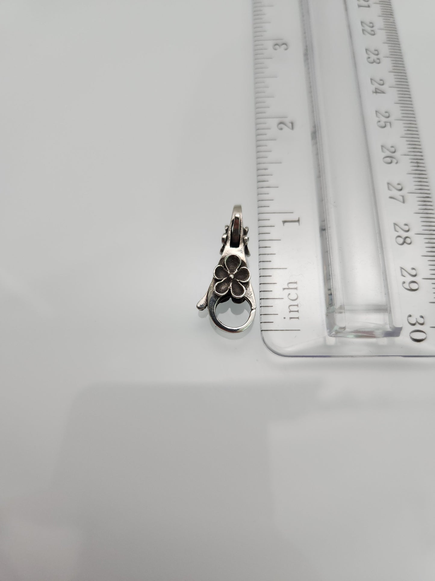 Sterling Silver Double Clasp