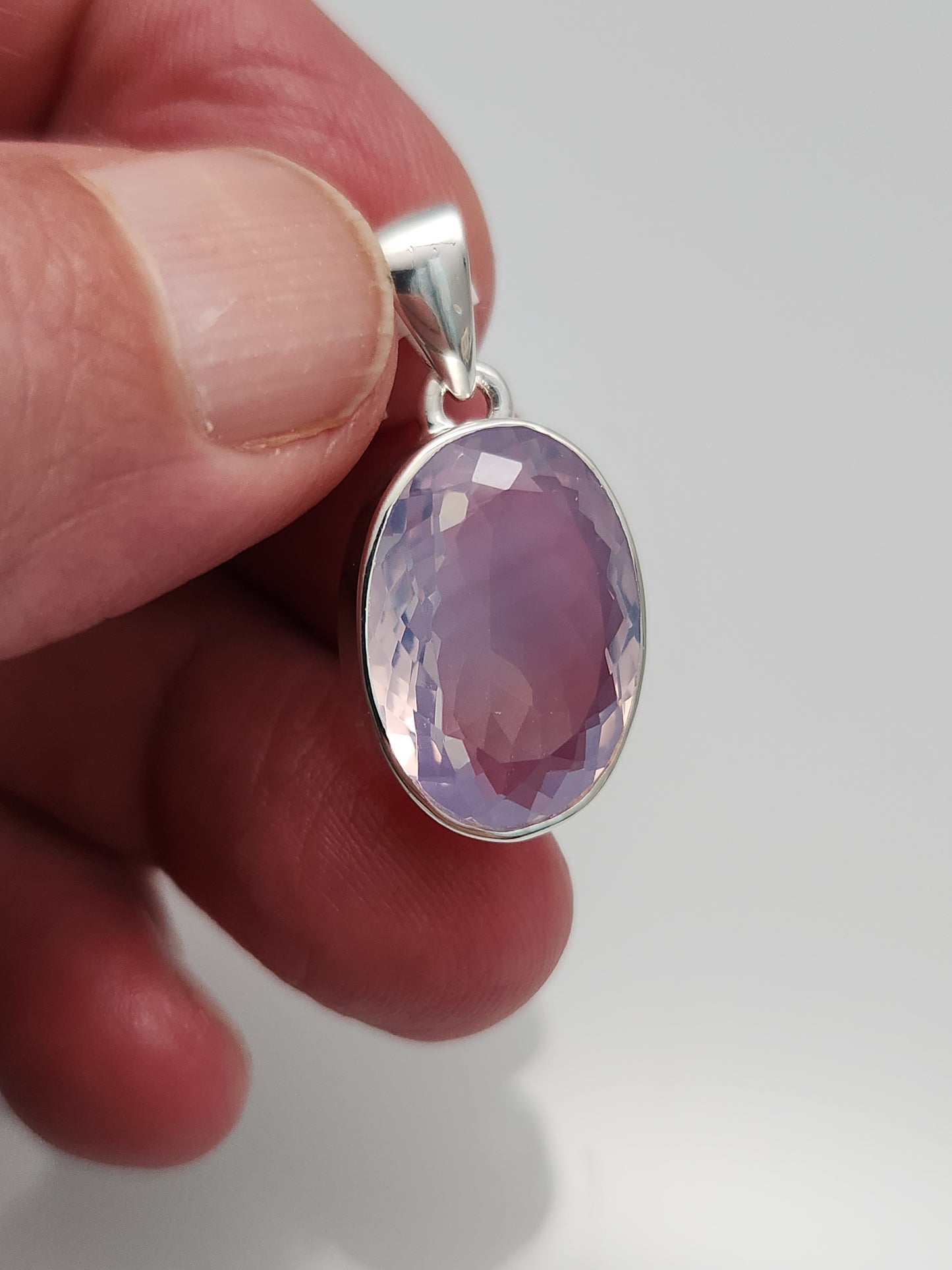 Lavender Quartz Pendant