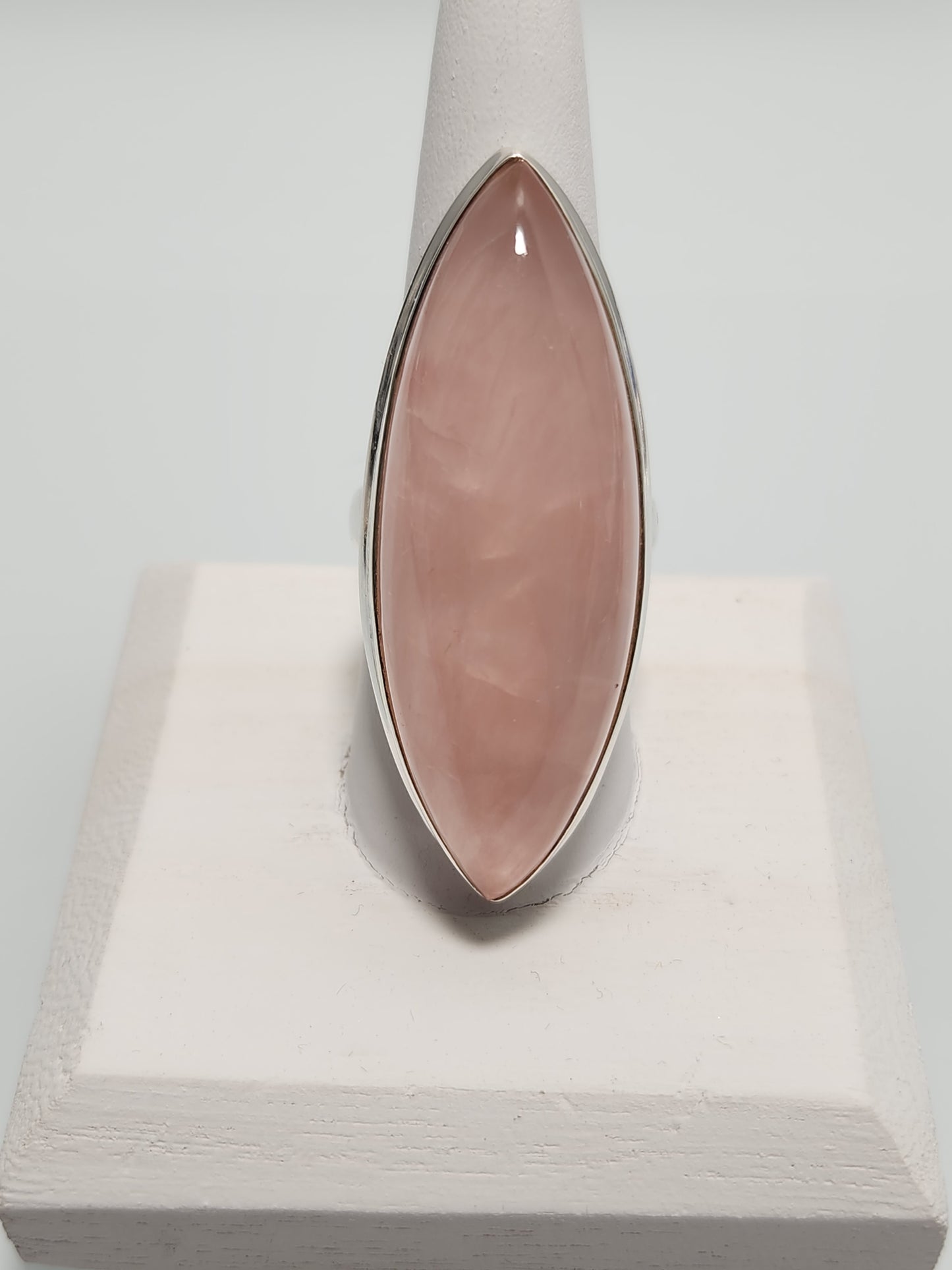 Rose Quartz Ring sz 10.5