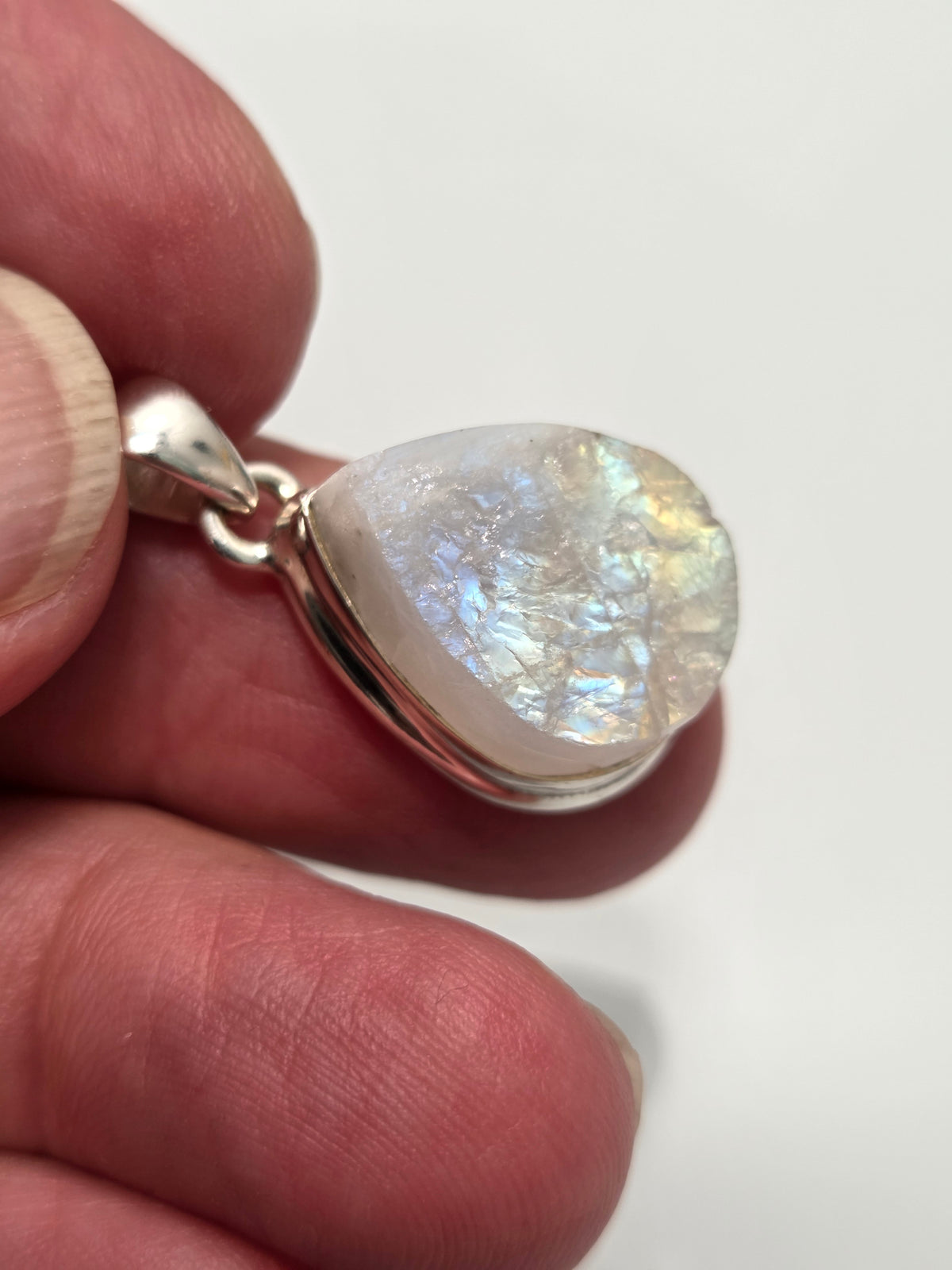 Raw Moonstone Pendant