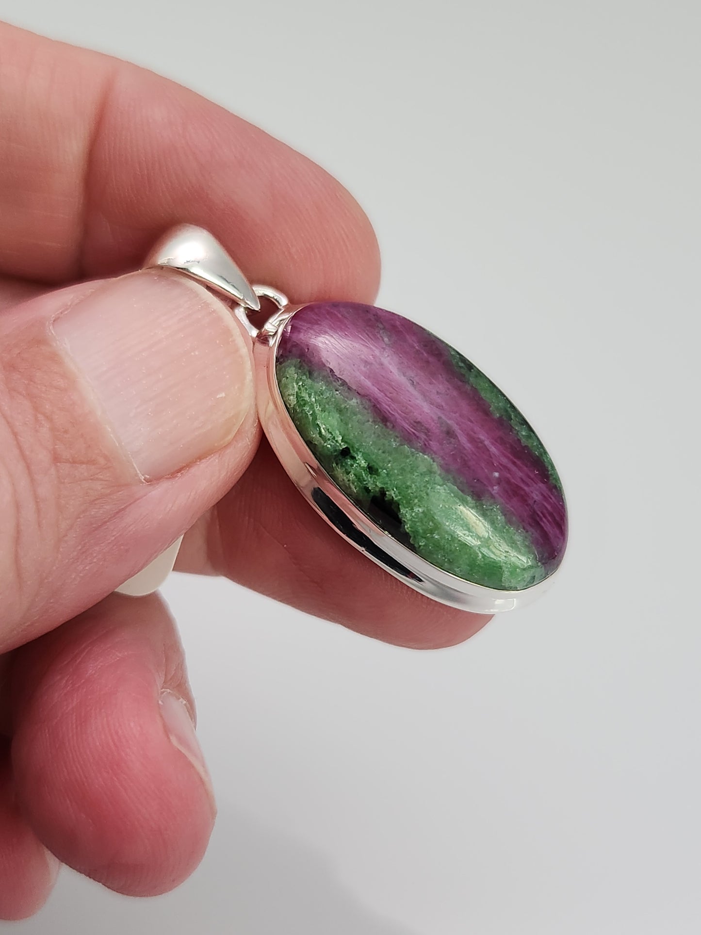 Ruby Zoisite Pendant