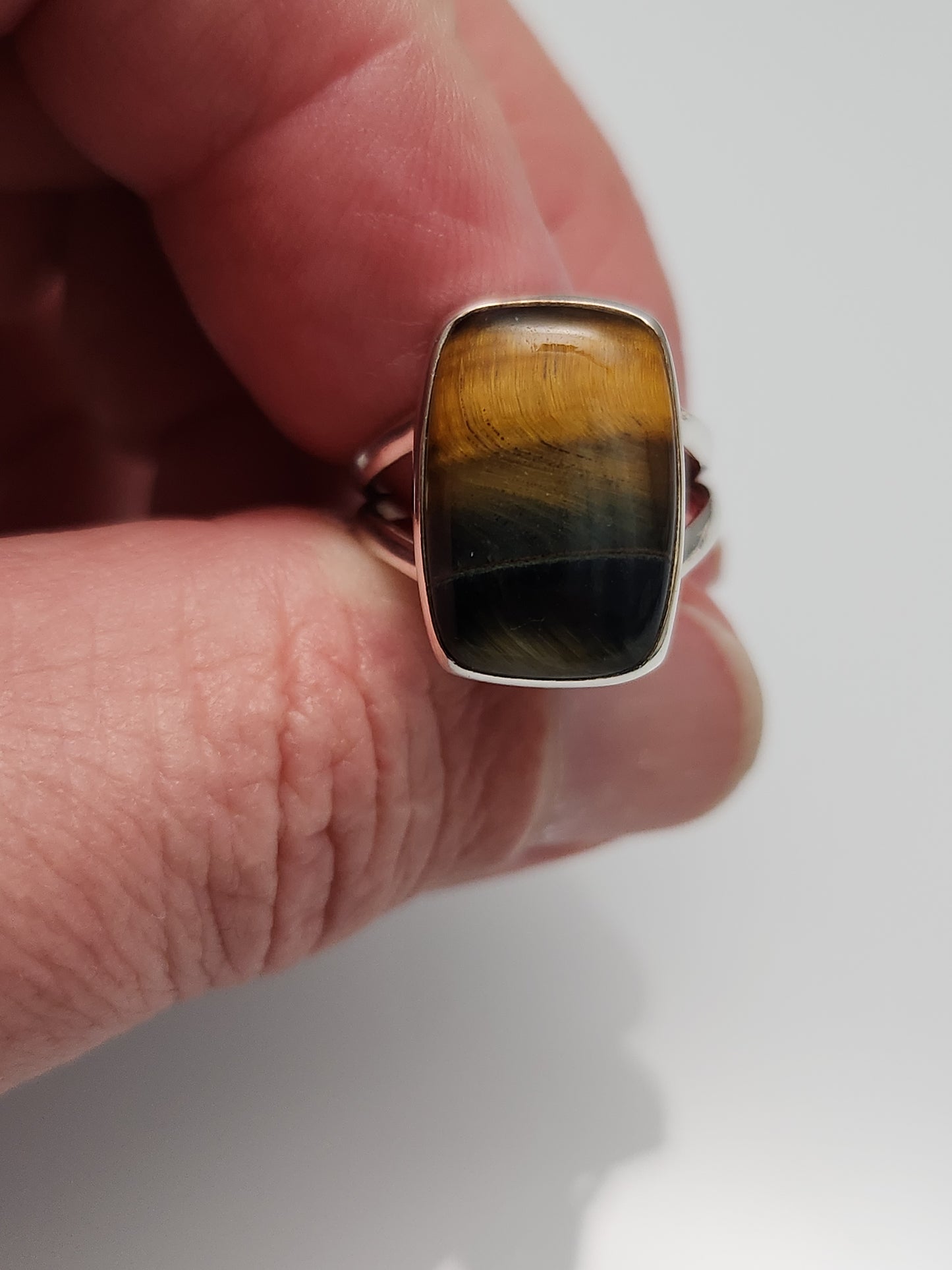 Tiger Eye Ring sz 7