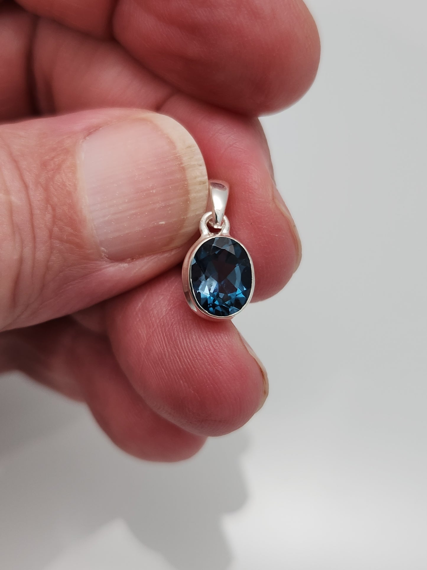 London Blue Topaz Pendant