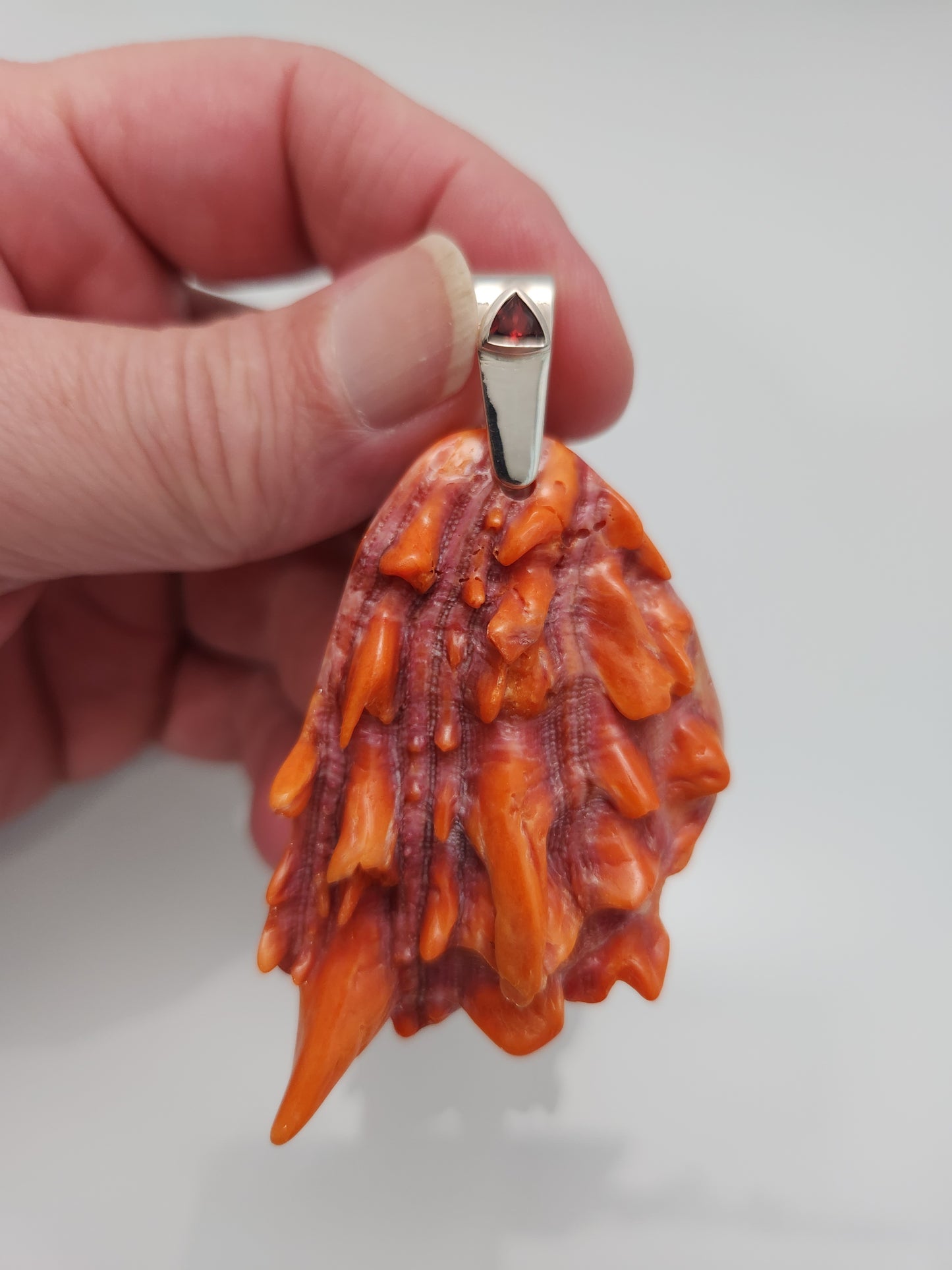 Spiney Oyster Shell Pendant