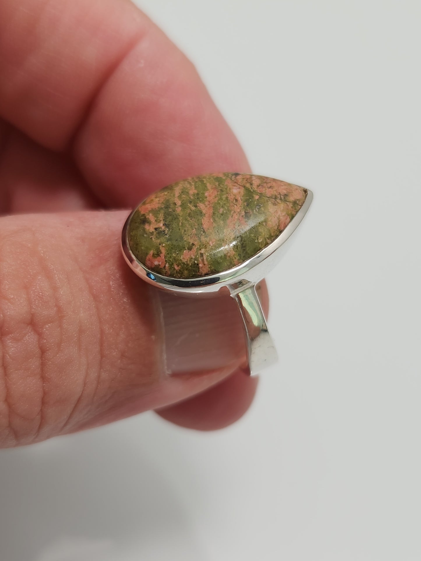 Unakite Ring sz 7