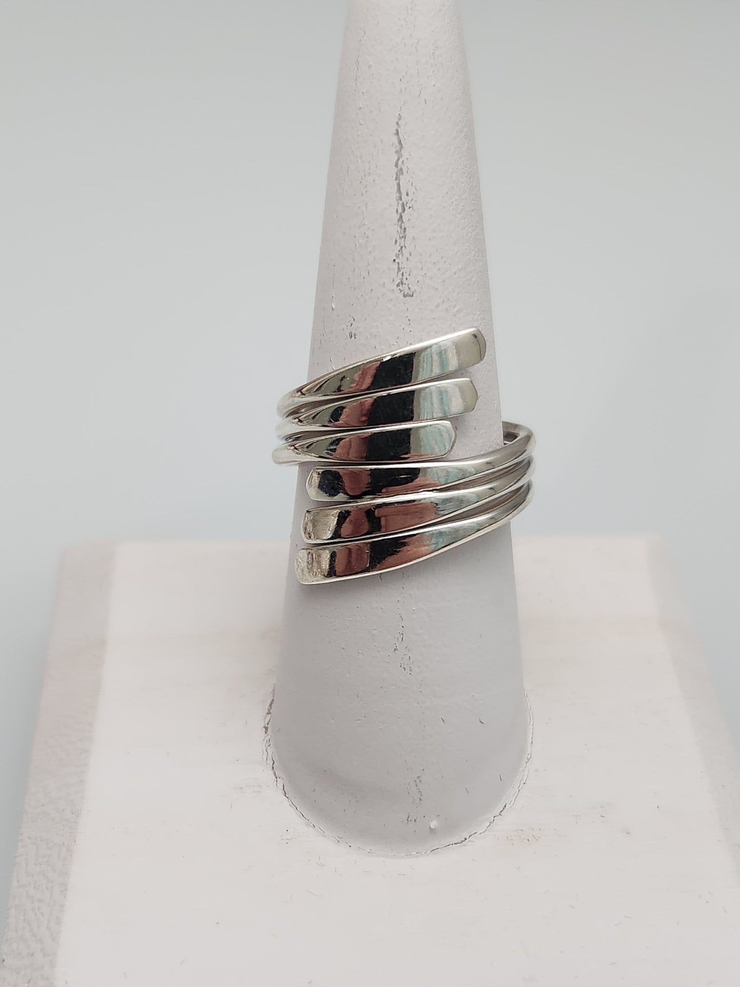 Silver Wrap Around Ring sz 9