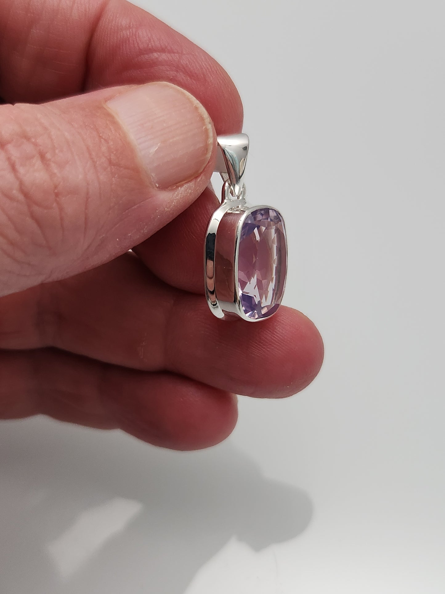 Lavender Quartz Pendant