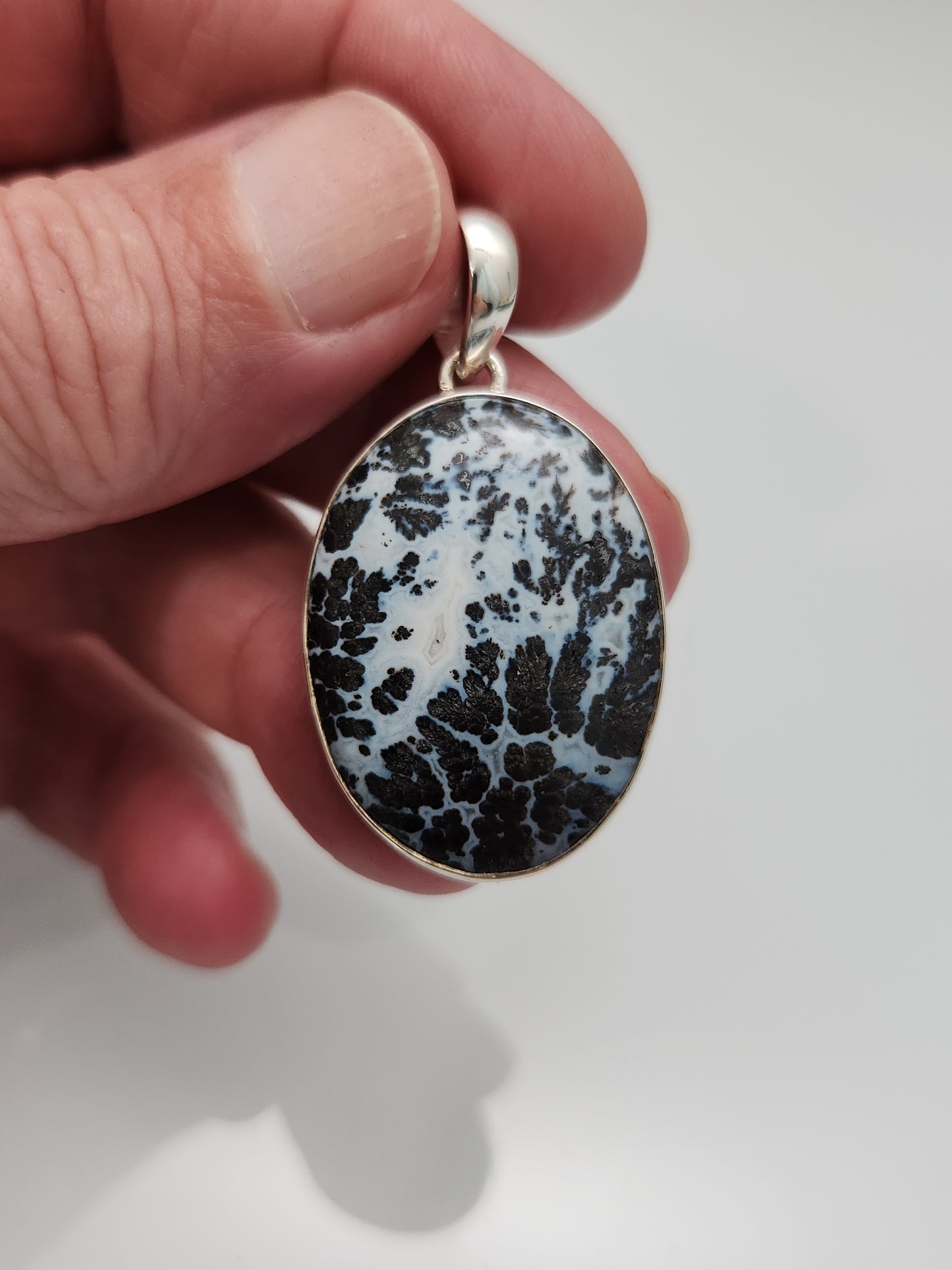 Dendritic Agate Pendant