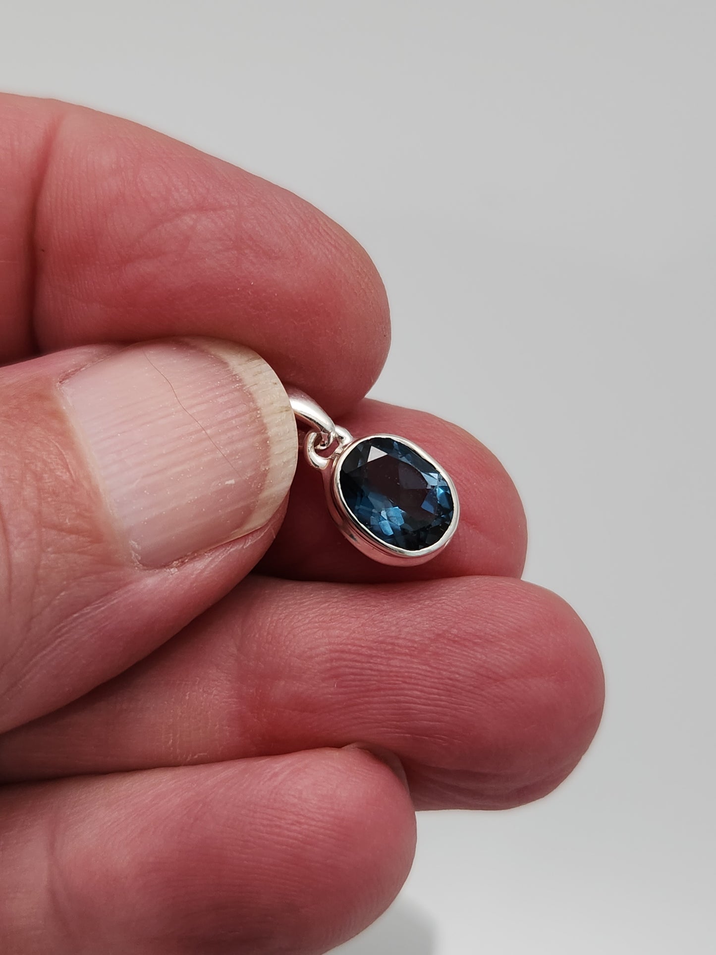 London Blue Topaz Pendant