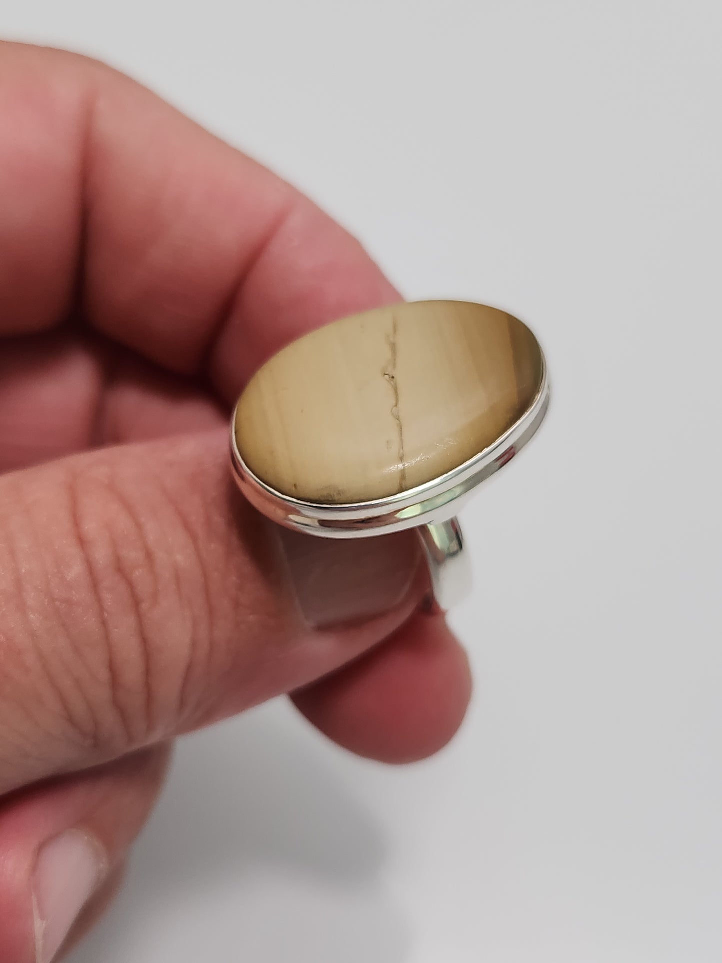 Utah Picture Jasper Ring sz 7