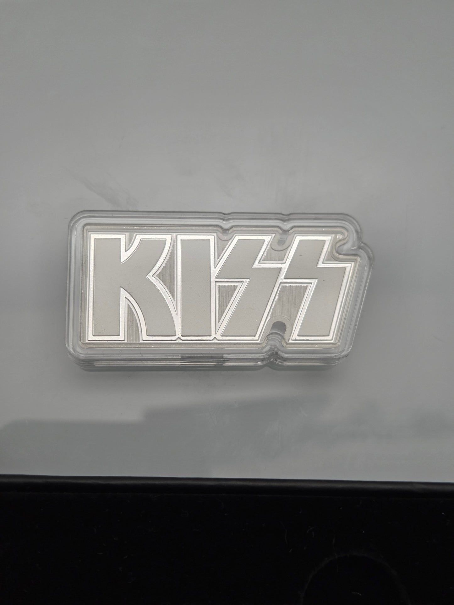 .999 Pure 1 oz. Silver 50 Year Kiss Commemorative Ingot