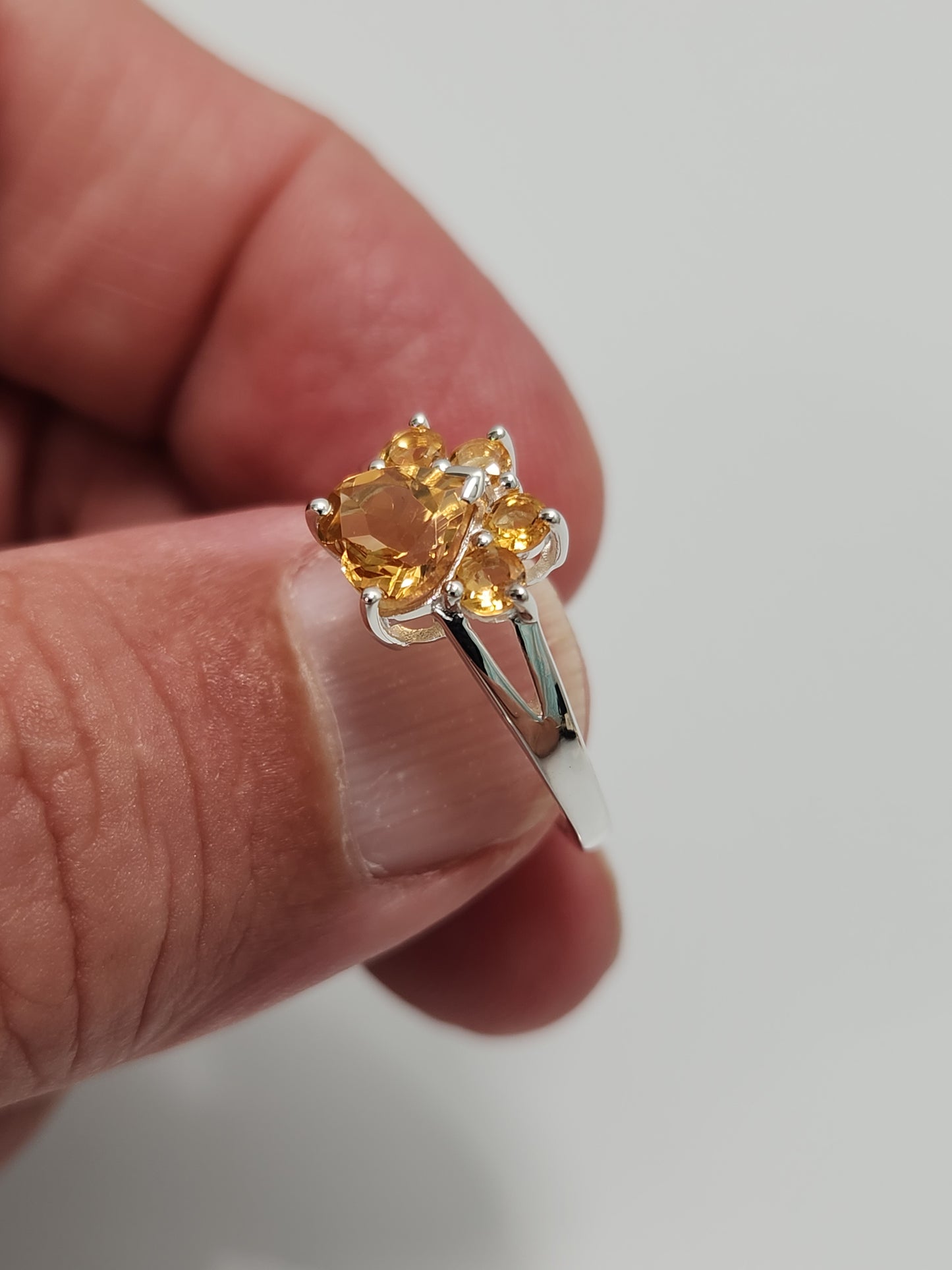 Citrine Paw 🐾 Ring sz 5-12