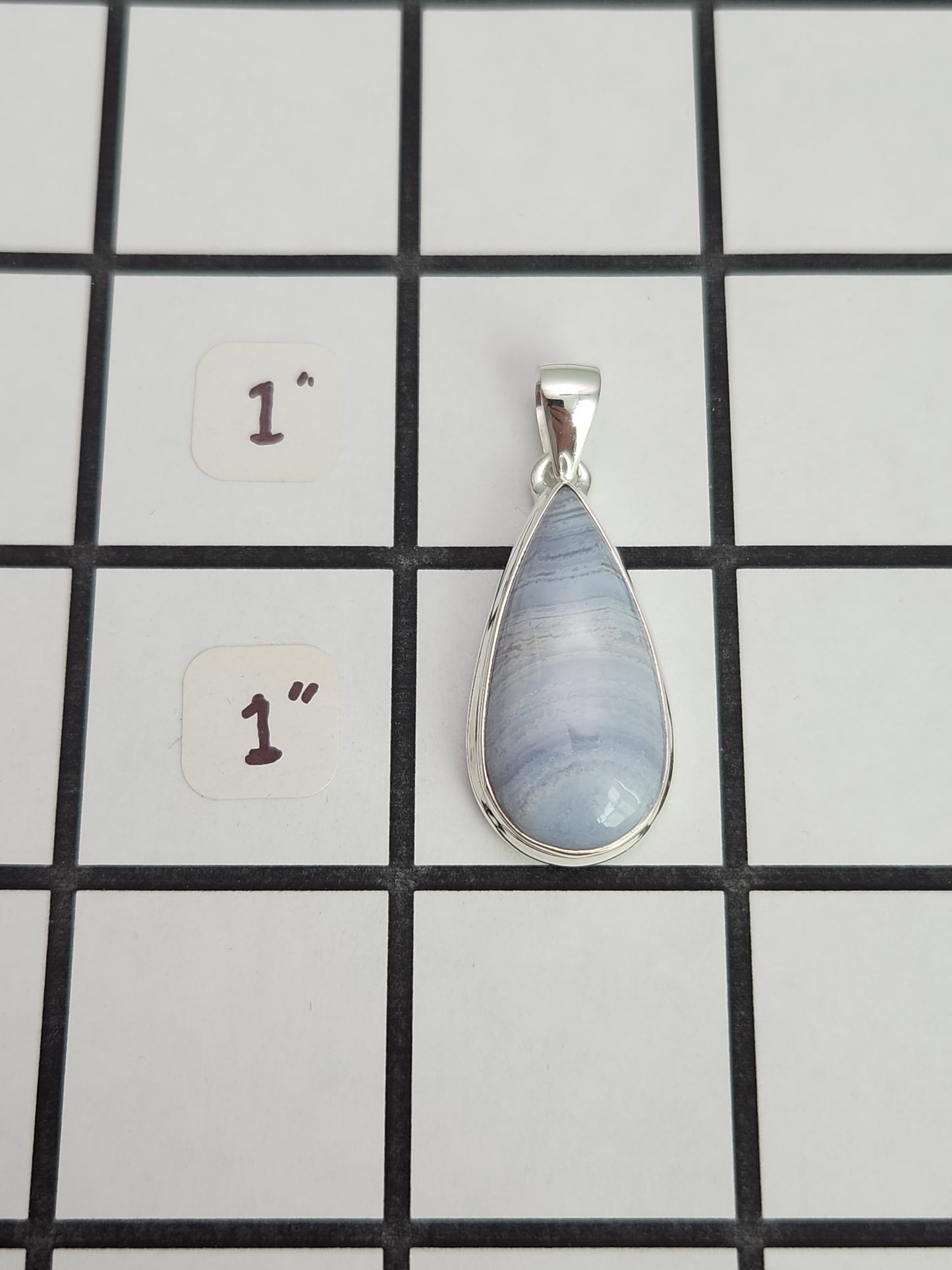 Blue Lace Agate Pendant