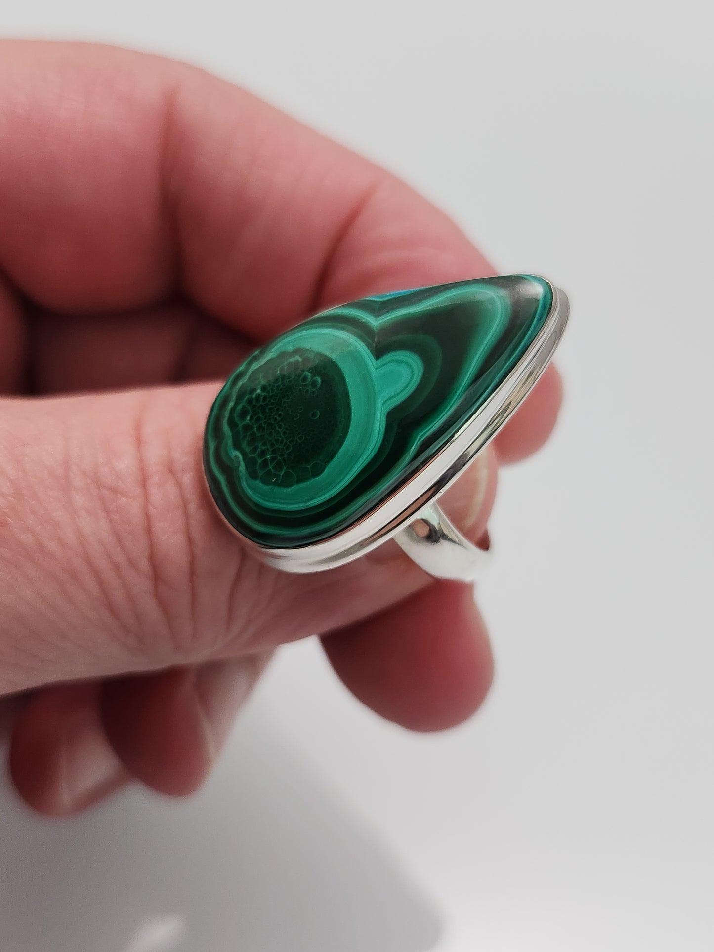 Malachite Ring sz 11.5