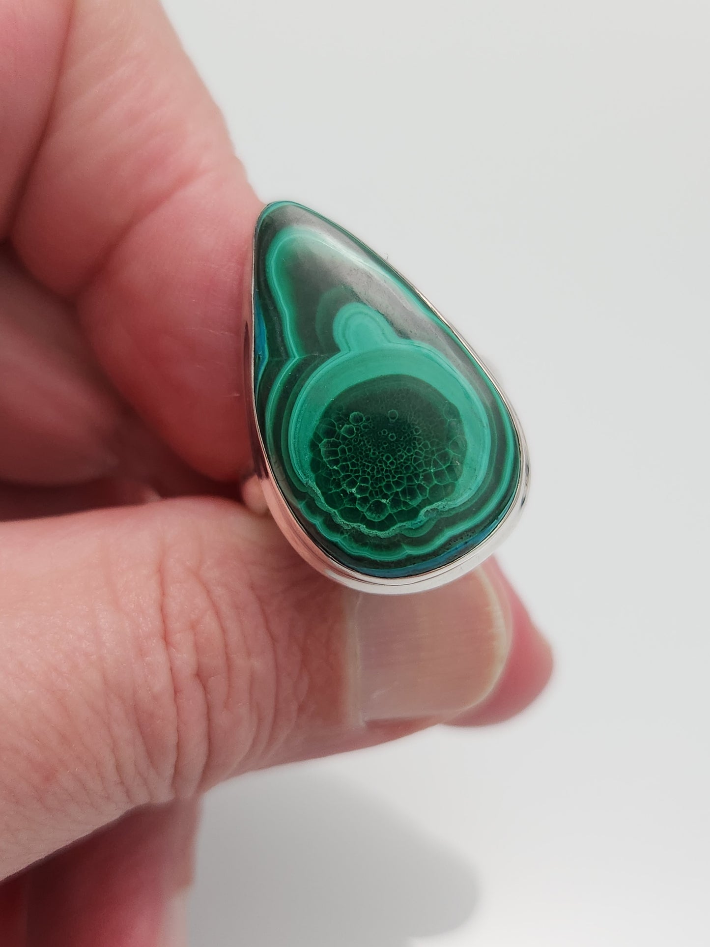 Malachite Ring sz 11.5