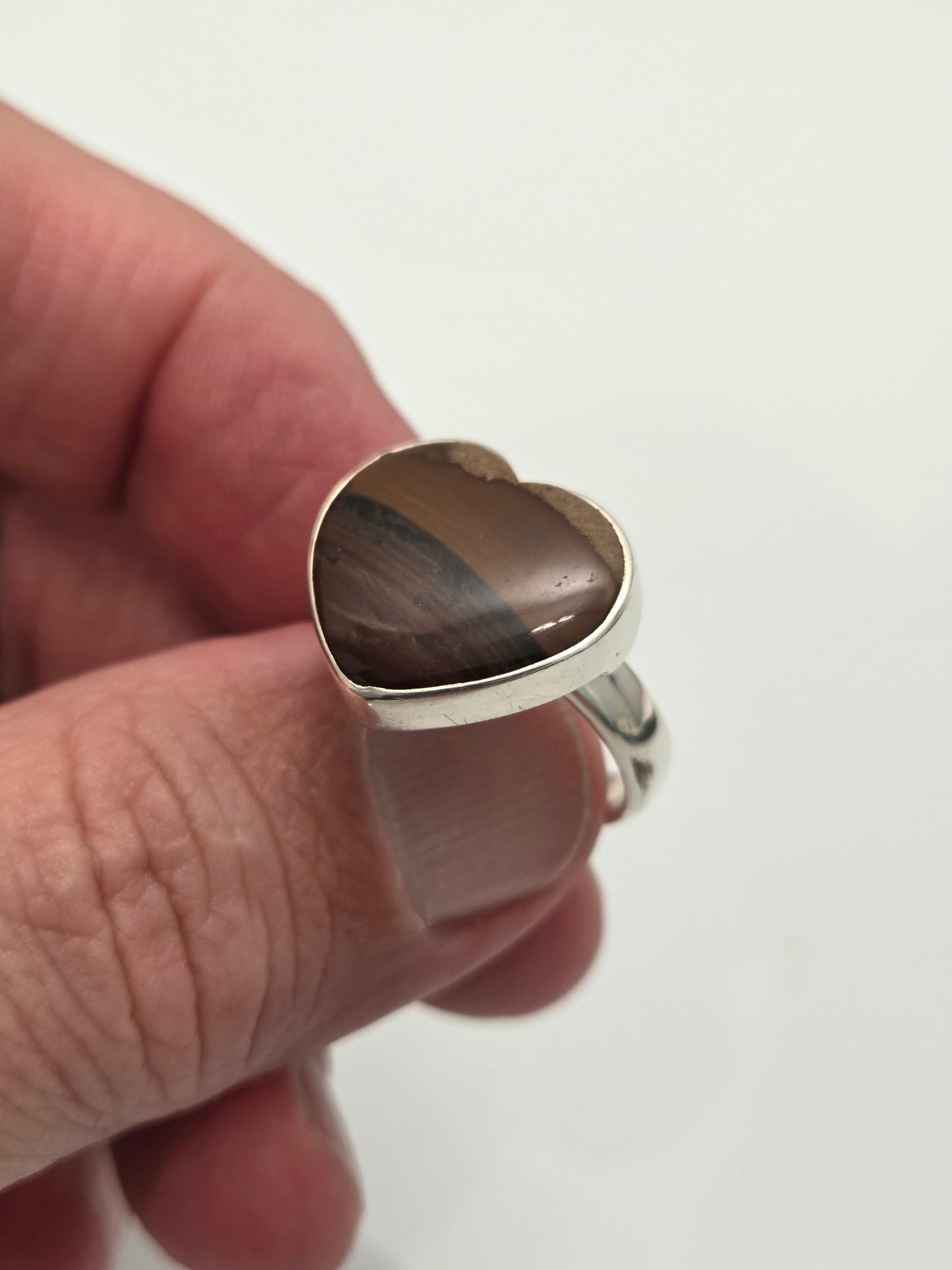 Deschutes Picture Jasper Ring sz 8