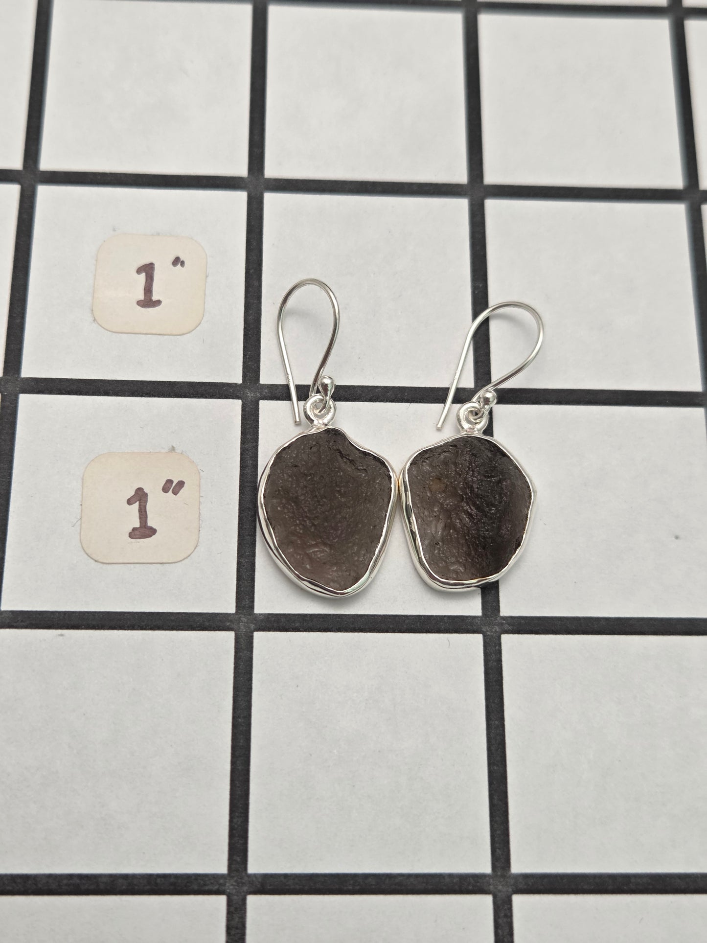 Pearl of Fire Tektite Earrings