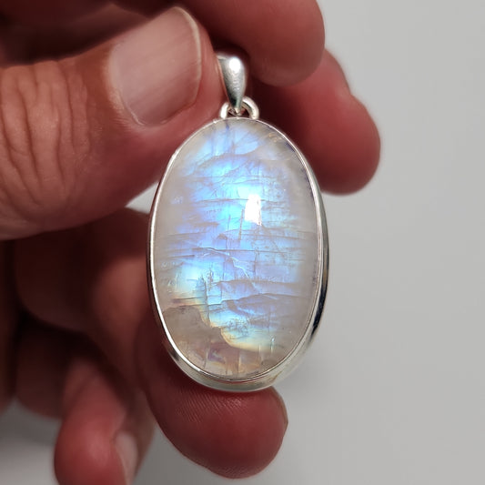 Rainbow Moonstone Pendant