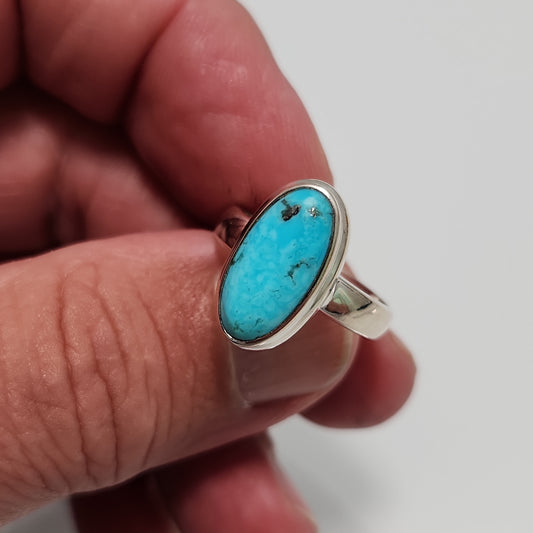 Kingman Turquoise Ring sz 8