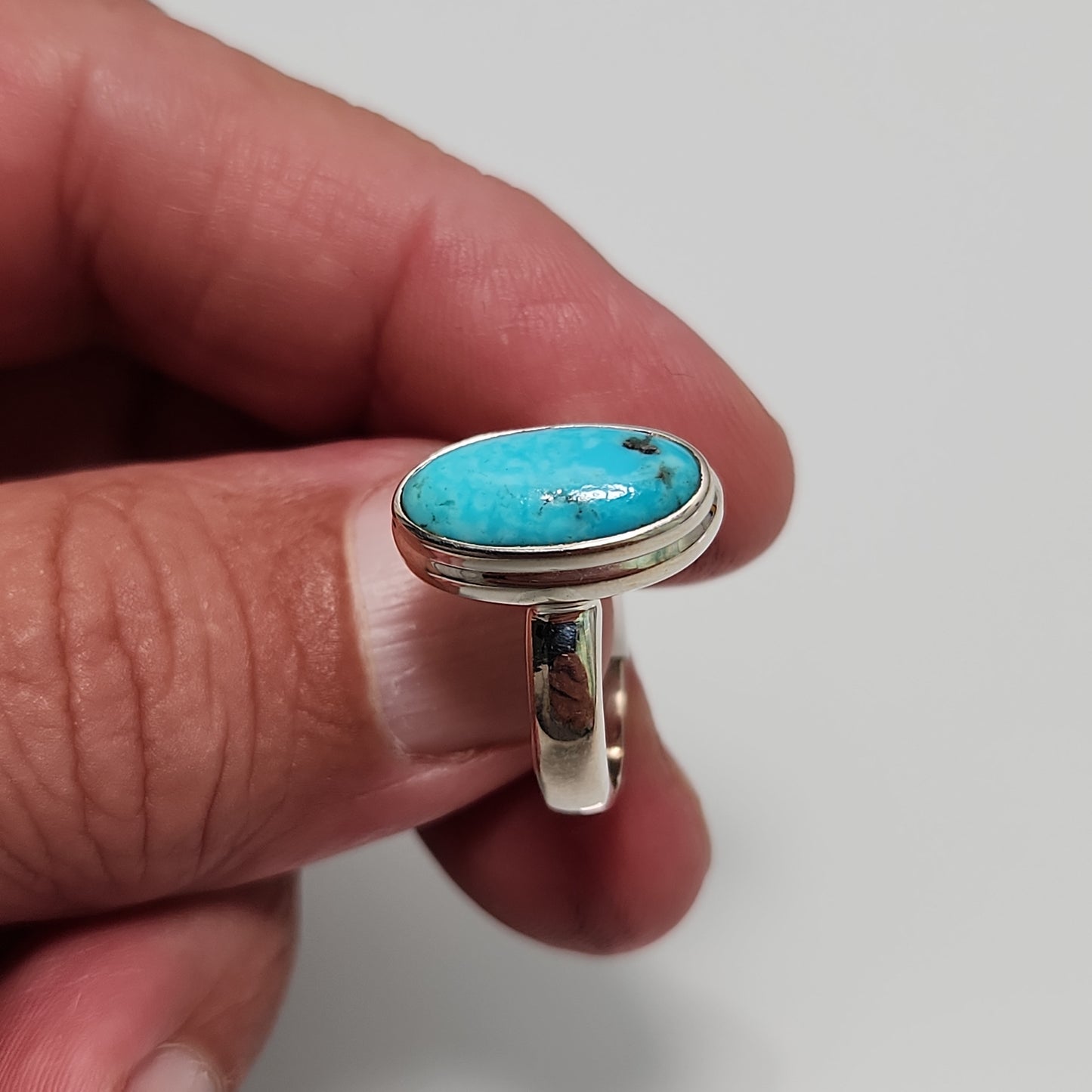 Kingman Turquoise Ring sz 8