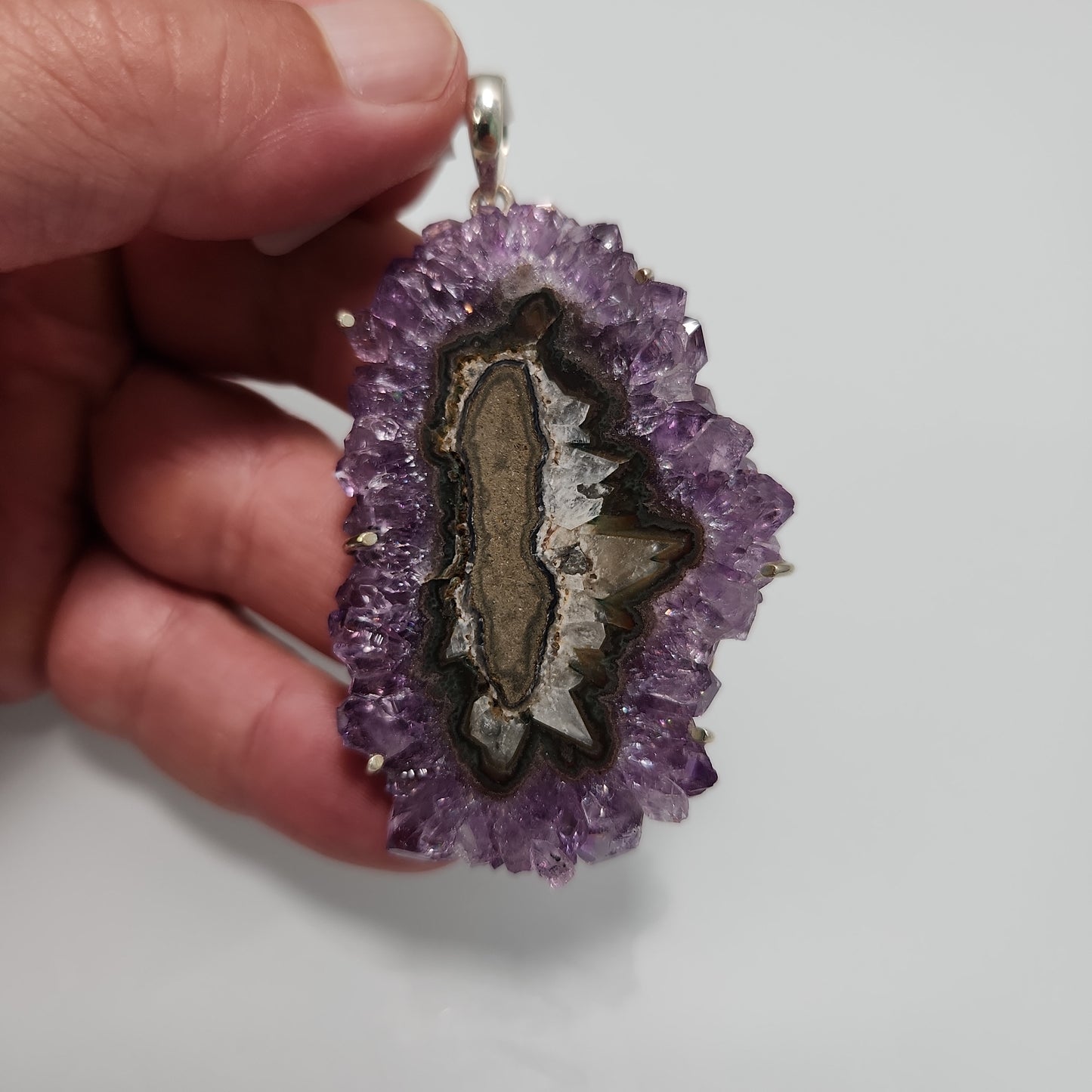 Amethyst Stalactite Pendant