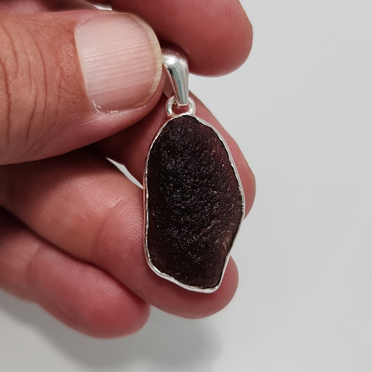 Pearl of Fire Tektite Pendant