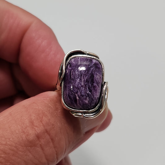 Charoite Ring sz 8