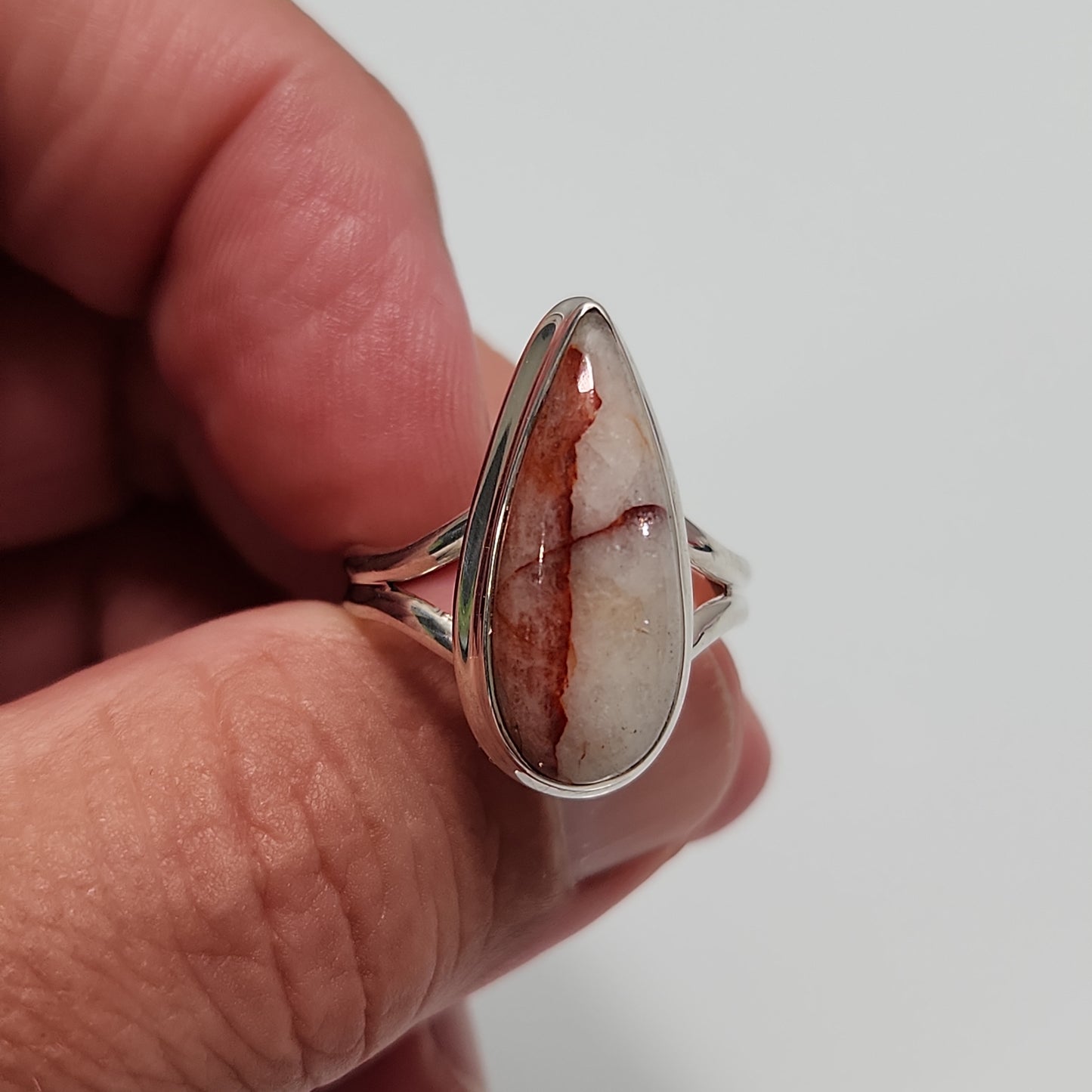 Fire Quartz Ring sz 10