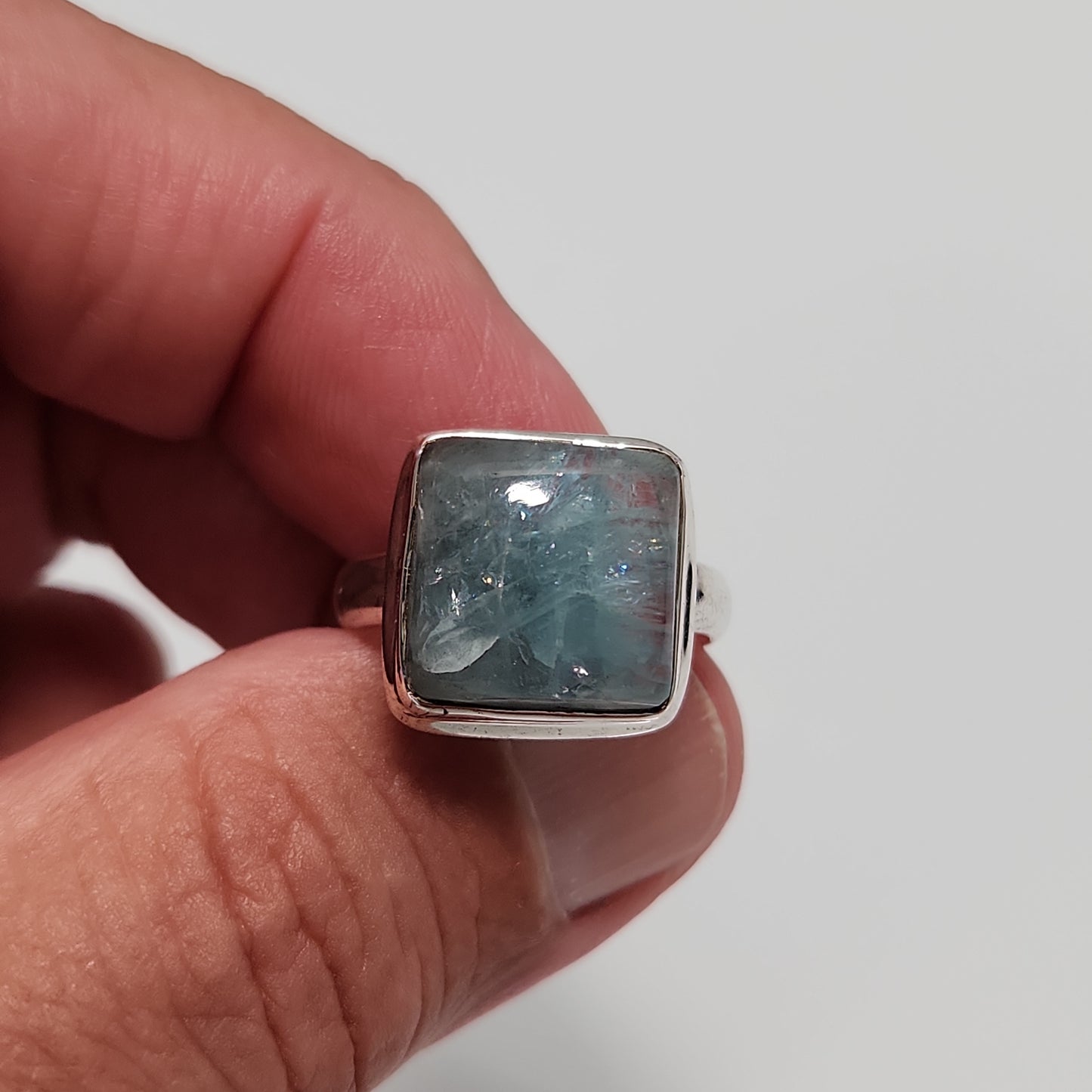 Aquamarine Ring sz 9.5