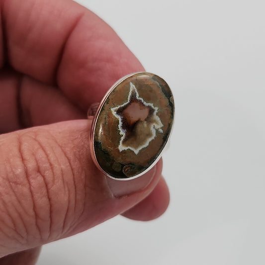 Rhyolite Ring sz 6.5