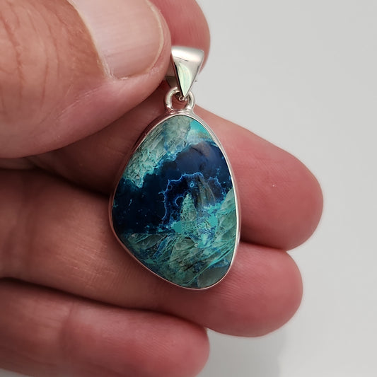 Shattuckite Pendant