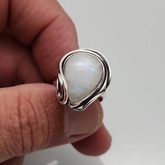 Moonstone Ring sz 8