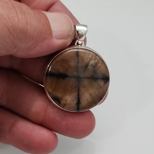 Chiastolite Pendant