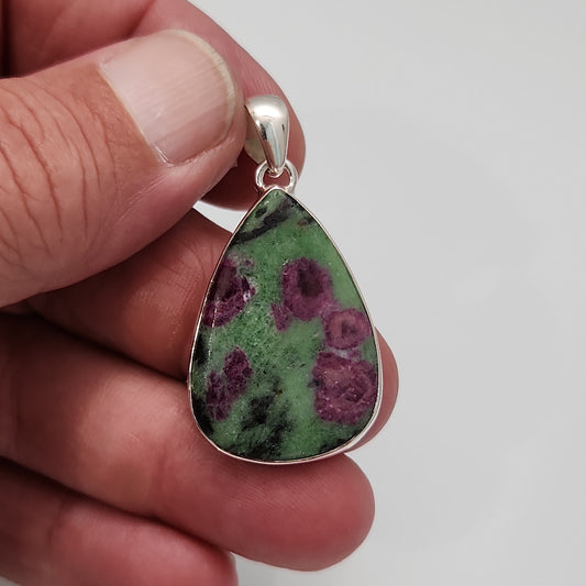 Ruby Zoisite Pendant