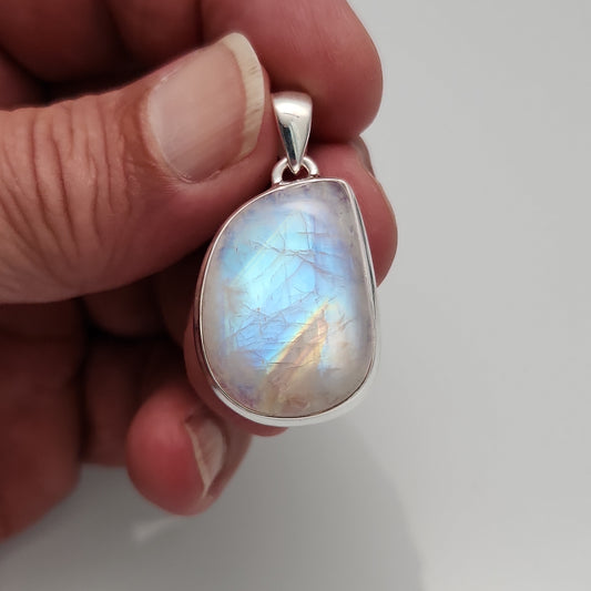 Rainbow Moonstone Pendant