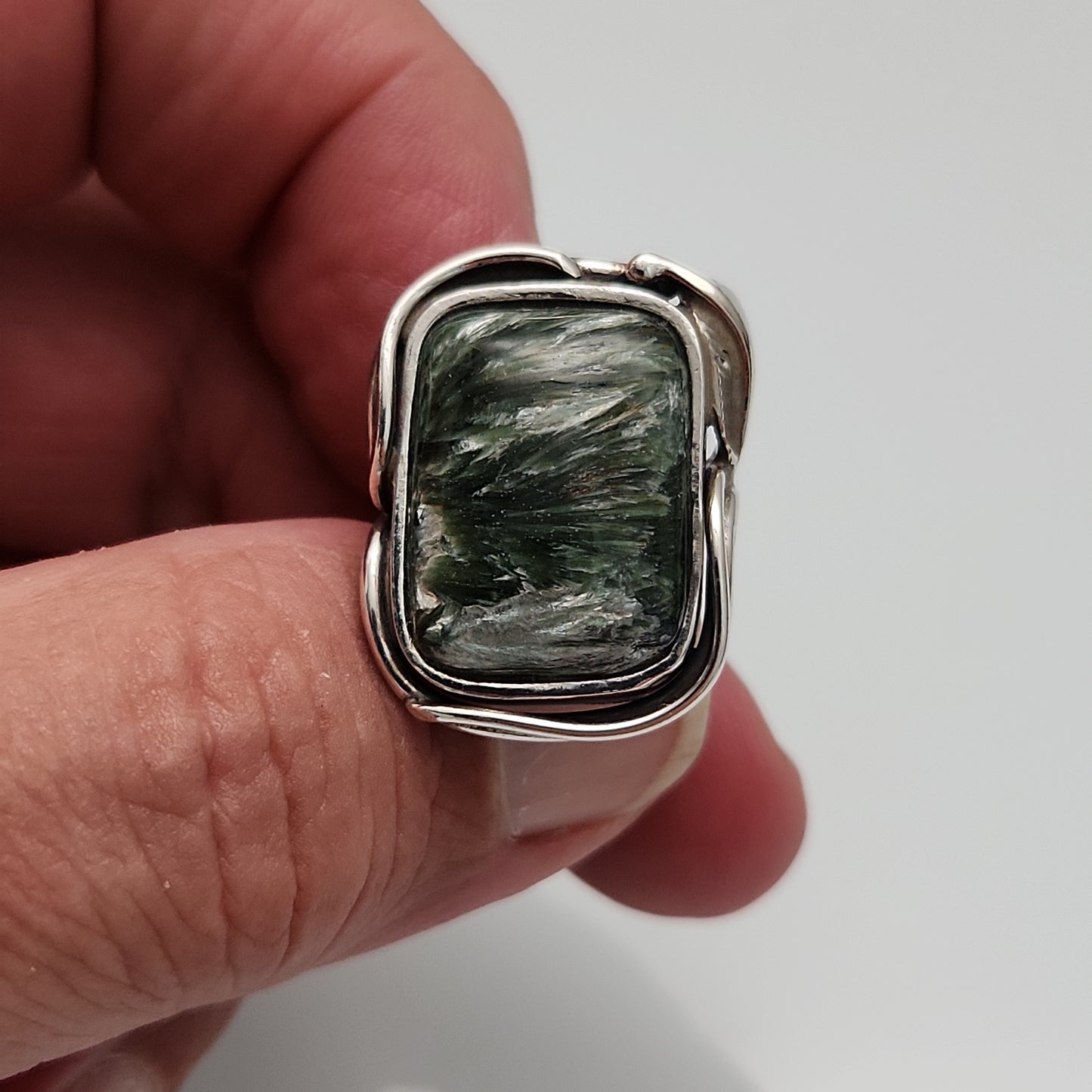 Seraphinite Ring sz 7