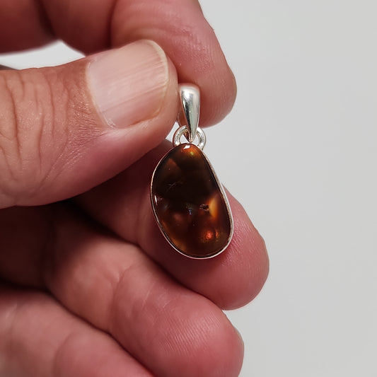 Fire Agate Pendant