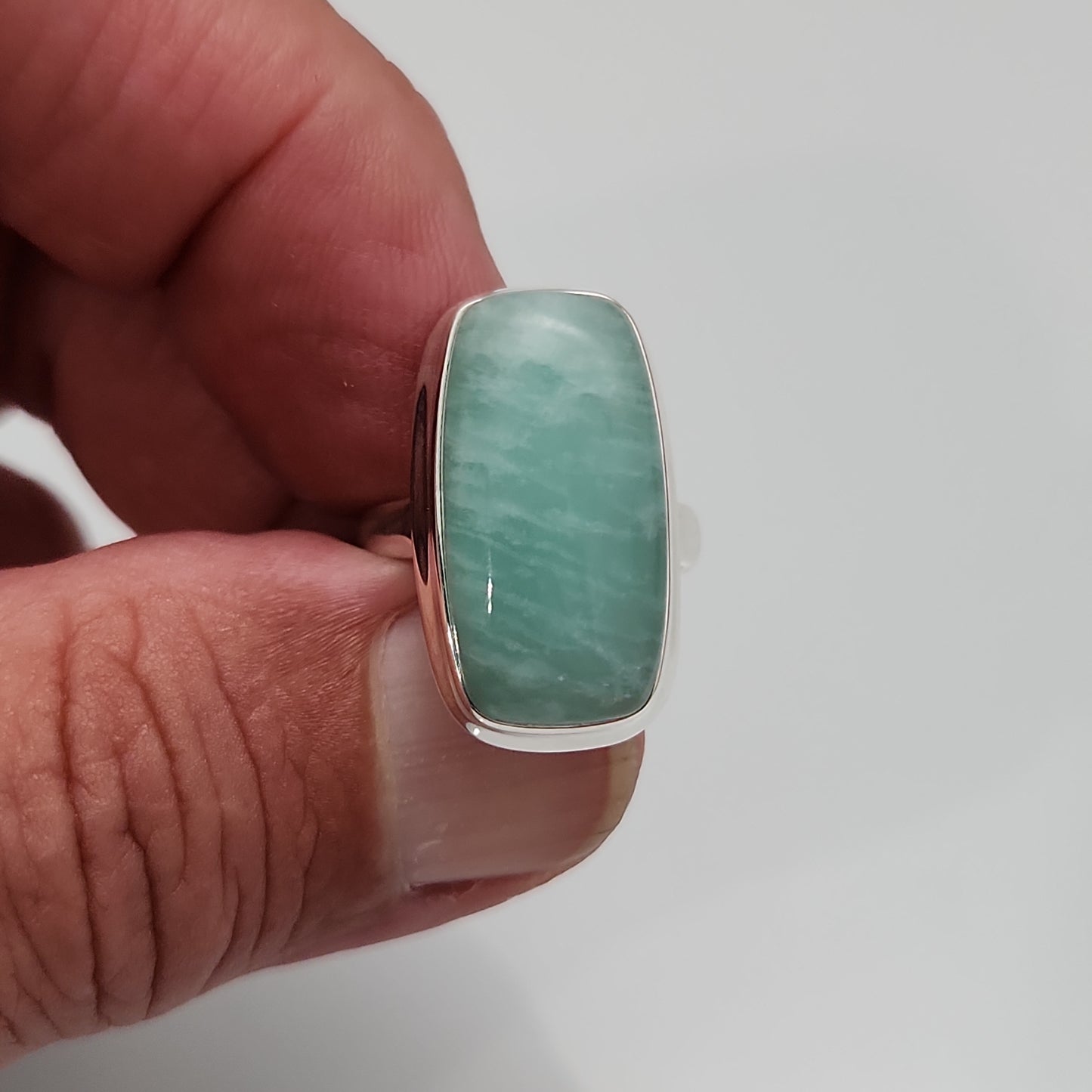 Amazonite Ring sz 6