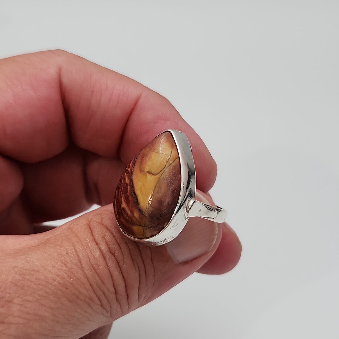 Cherry Creek Jasper Ring sz 8