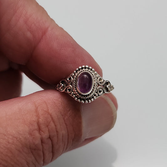 Amethyst Ring sz 6.5