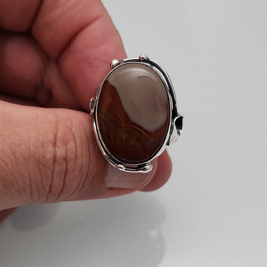 Noreena Jasper Ring sz 7.5