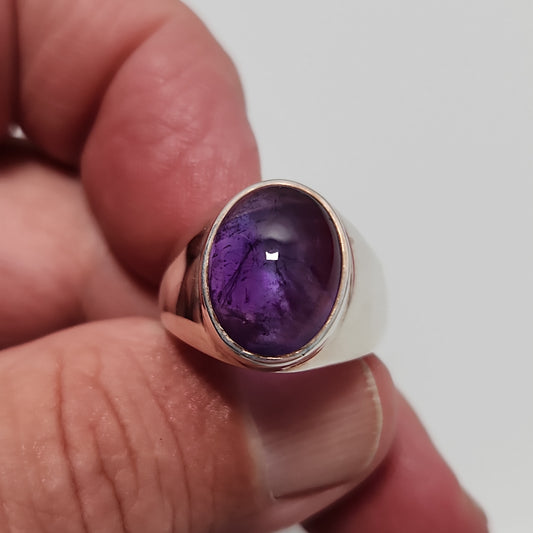 Amethyst Ring sz 9