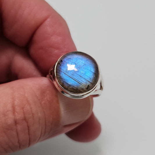 Labradorite Ring sz 10