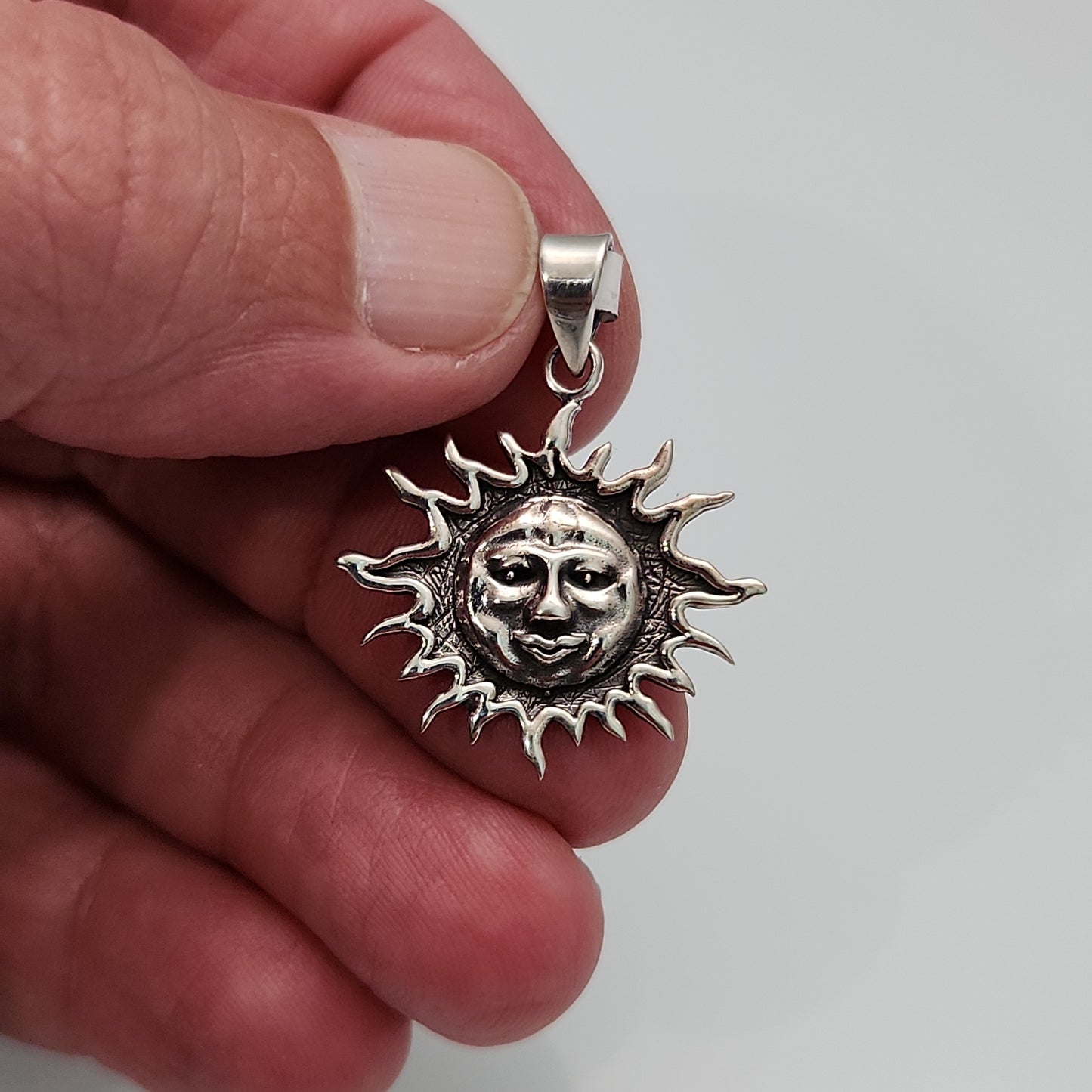 Silver Sun Pendant