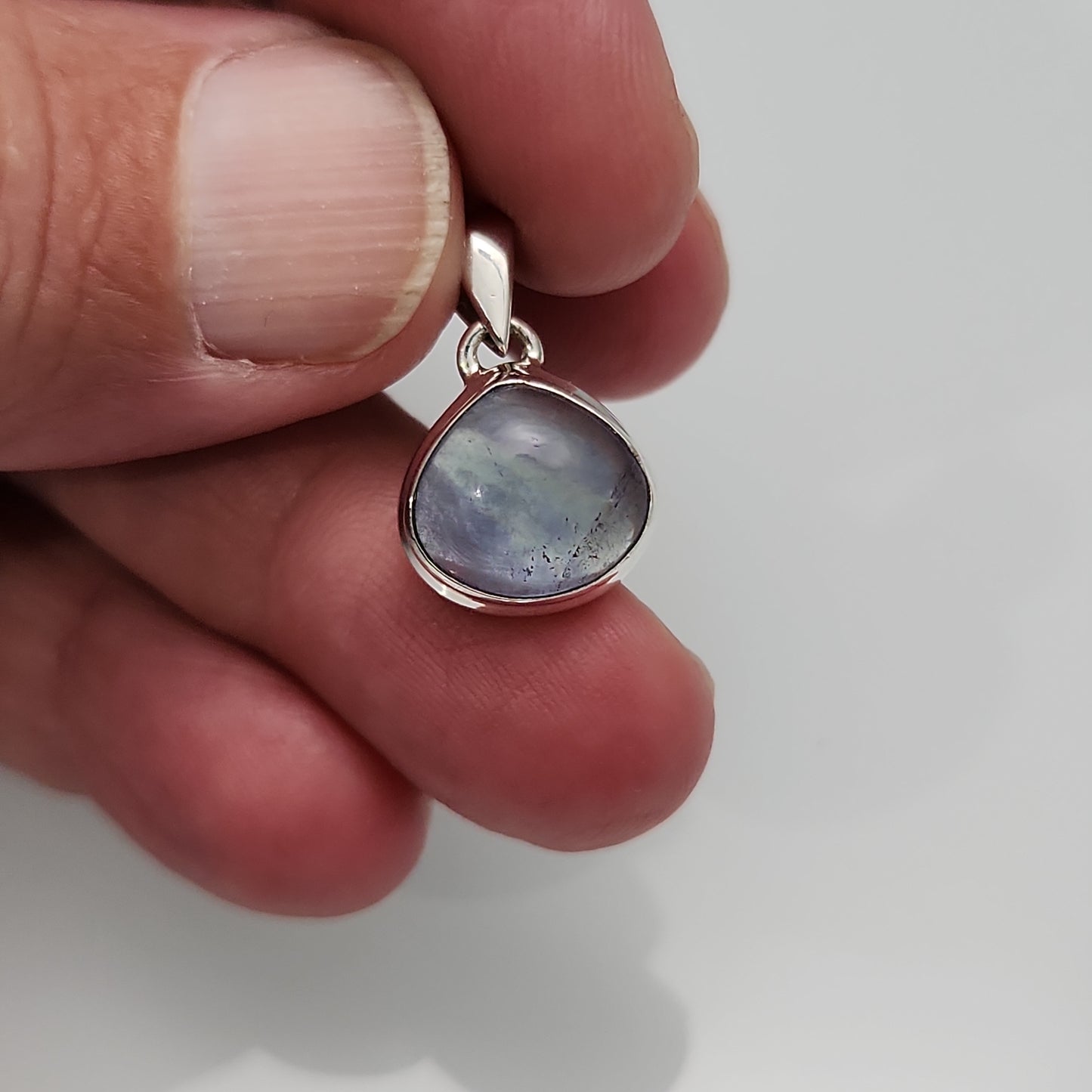 Blue Green Fluorite Pendant