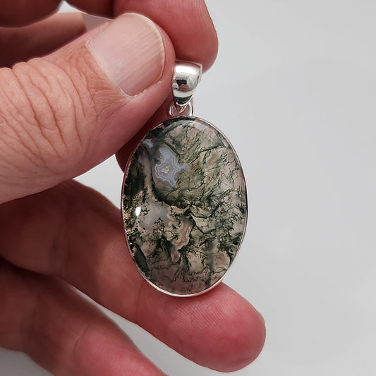 Moss Agate Pendant