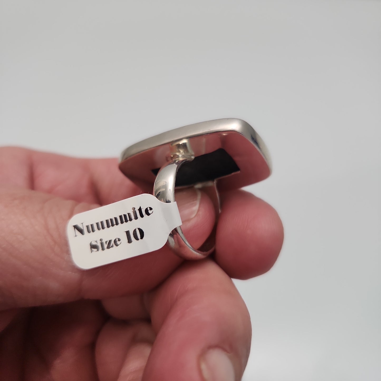Nuummite Ring sz 10