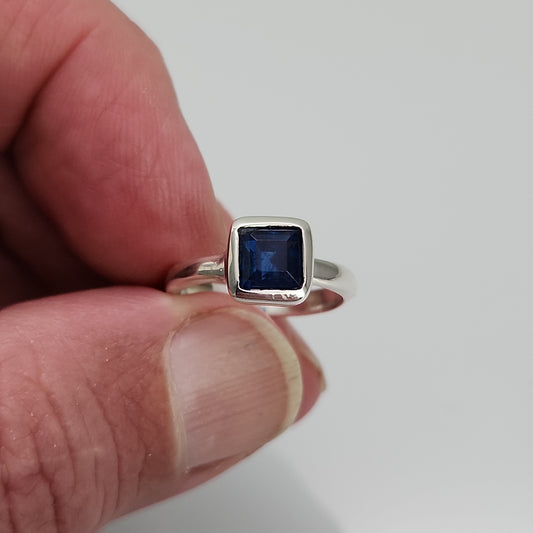 Kyanite Gem Ring sz 6.5